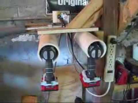 Cordless drill holder - YouTube