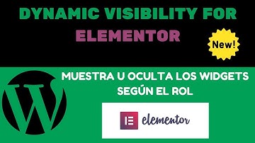 DYNAMIC VISIBILITY FOR ELEMENTOR: NUEVA EXTENSIÓN
