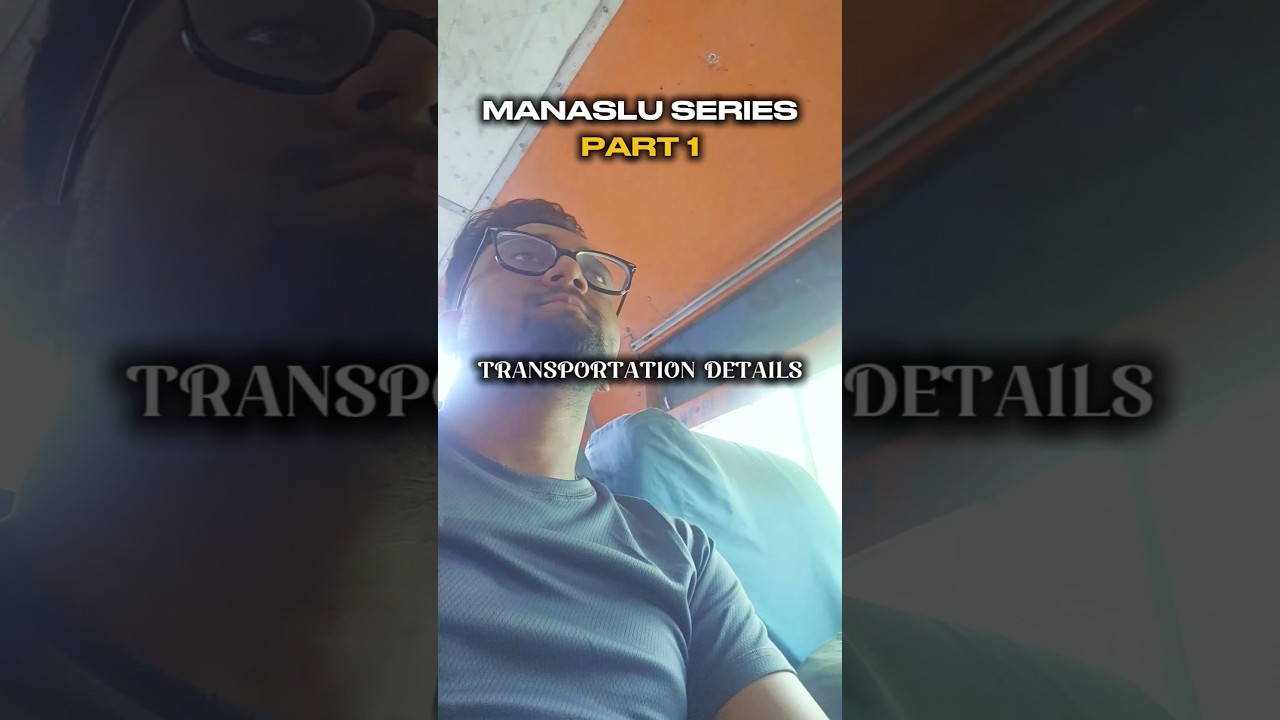 MANASLU CIRCUIT TREK: PART 1! 