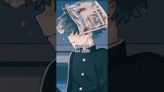 Cuz I Just Try To Smile  Deku  A its A Lie