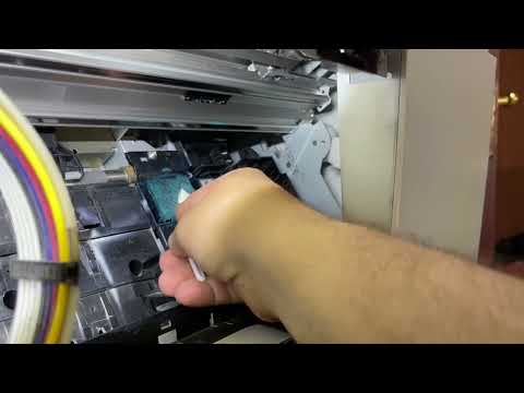 Как чистить принтер EPSON STYLUS PRO 7880 - основа чистки или как оставить головку живой