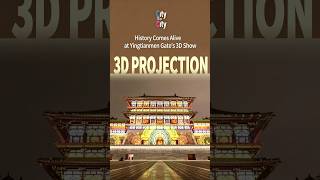 Emperors, dynasties, legends — all projected on ancient walls.