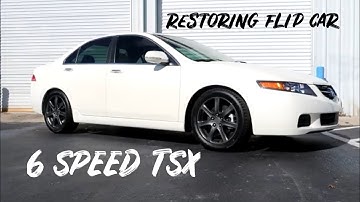 TSX 6 Speed Restore, Pearl White with Tan Leather