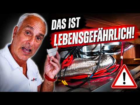 Lebensgefahr im Wohnmobil! Was wir in diesem Kundenfahrzeug gefunden haben, schockiert! |