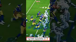 Top 5 NFL Speed Kills 😱🔥 Fastest Plays That Left Defenders Frozen! ⚡🏈| Part II #shorts