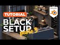 Modelando los muebles del setup en Blender | Parte 3