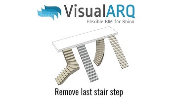 Easily remove last step from VisualARQ stairs