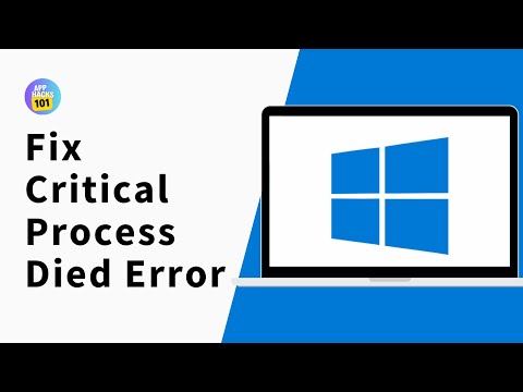 How to Fix Critical Process Died Blue Screen Error on Windows 10 &11