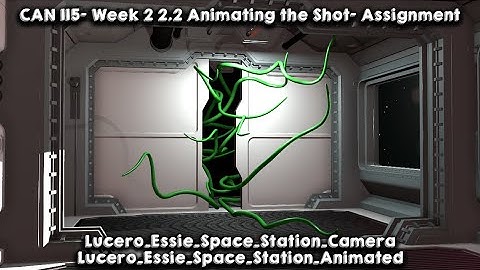 🎬 Assignment 2.2 – Week 2: Space Station Animated | CAN 115-O