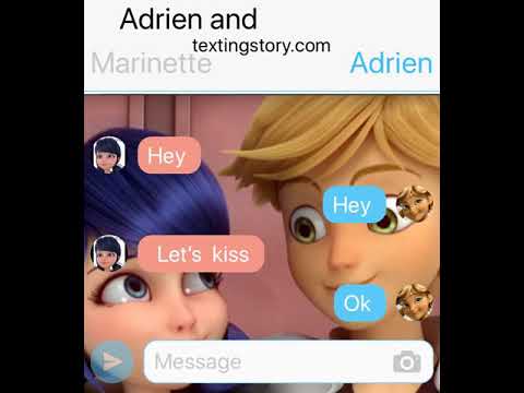 Part one of  marinette and adrien’s first kiss