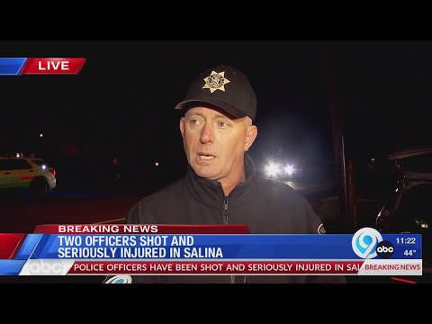 Onondaga County Sheriff Toby Shelley gives update on two officers shot in Salina