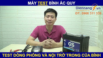 MUỐN BIẾT BÌNH ẮC QUY CÒN TỐT KHÔNG, SỬ DỤNG THIẾT BỊ KIỂM TRA ẮC QUY NÀY.