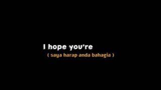 mentahan lagu I hope your happier 30 detik