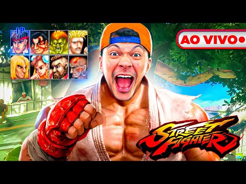 AO VIVO COCIELO TROCANDO IDEIA & JOGANDO STREET FIGHTER!