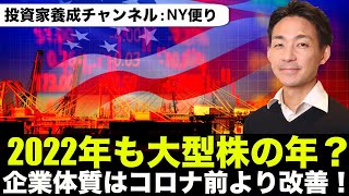 米国株は2022年も大型株の年？米国企業体質はコロナ前より大きく改善！