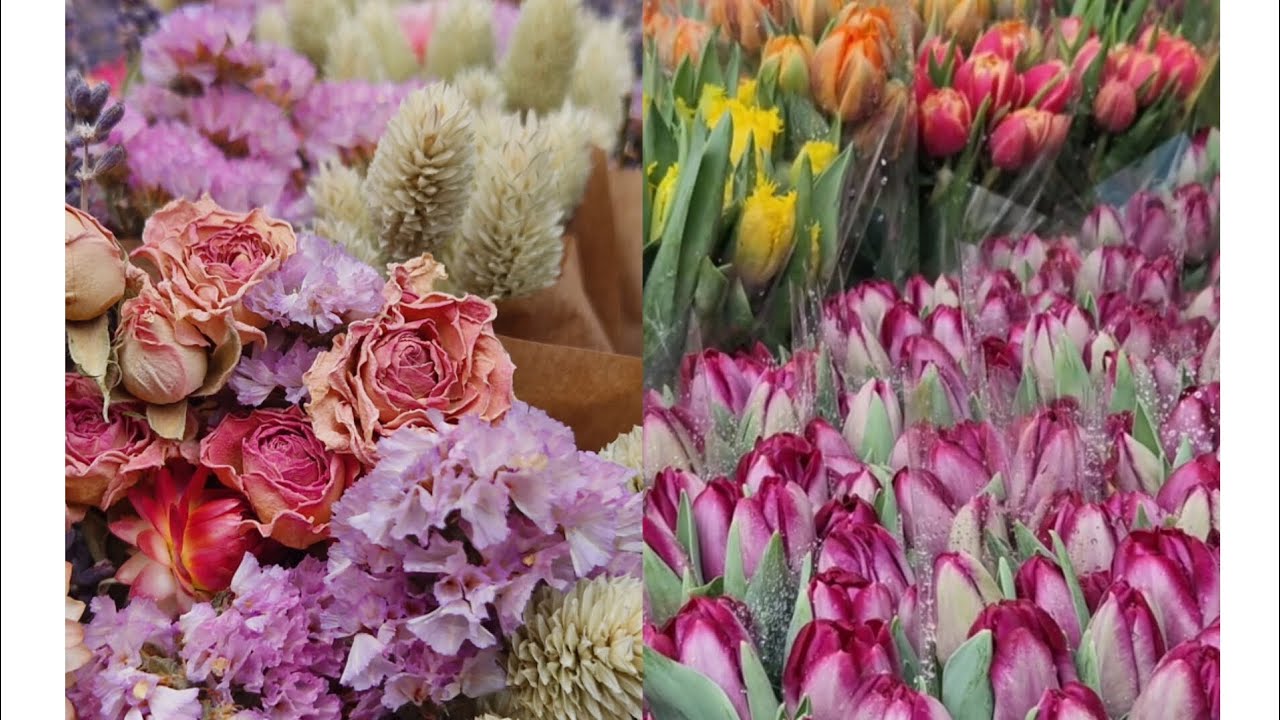 Columbia flower market London YouTube