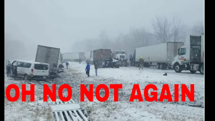 A BLIZZARD IN THE NORTH EAST - A DAY IN THE LIFE OF A TRUCKING COUPLE - STORM CHASERS