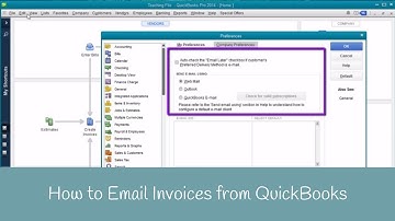 How to Email Invoices from QuickBooks