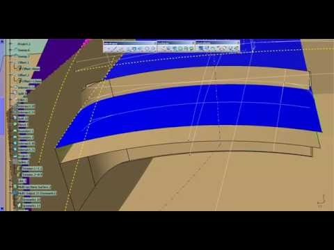 Center Console Pocket Step Blend | Catia V5 | Catia V6