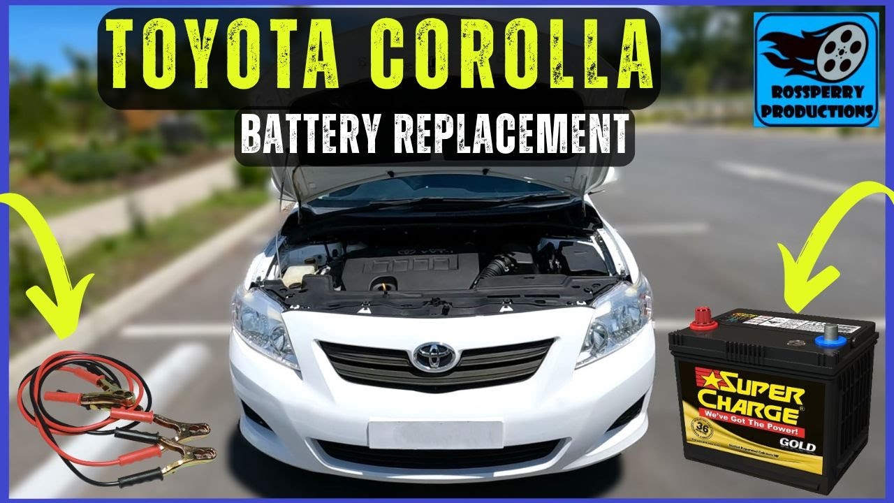 How to Replace the Battery on a Toyota Corolla 2006 - 2012 - YouTube