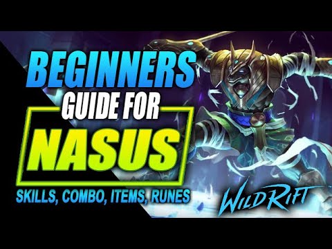 WILD RIFT, How To DOMINATE With Nasus In High Elo