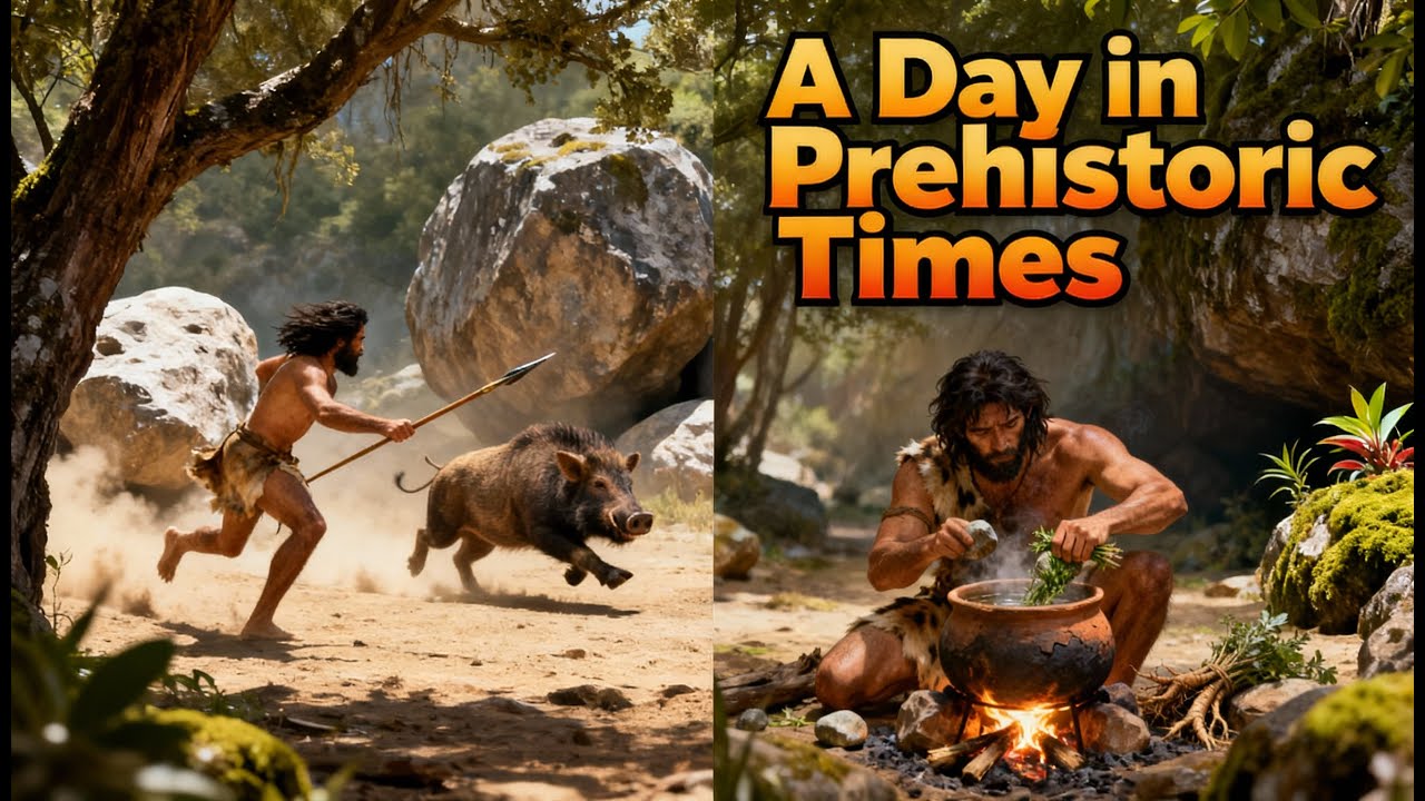 A Day in Prehistoric Times - YouTube
