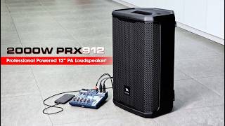 2000W JBL PRX912 | Professional Powered 12" PA Loudspeaker | Unboxing