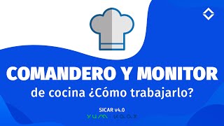 ¿Cómo trabajar con el COMANDERO y MONITOR DE COCINA? SICAR Restaurantes v4.0 screenshot 2