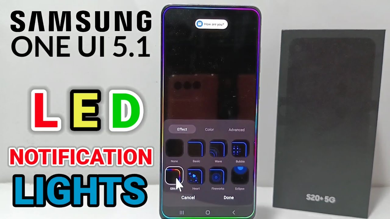 How To Enable Led Notification In Samsung One Ui 5.1 - YouTube