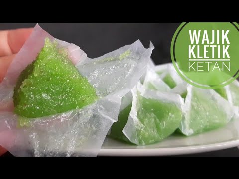 Cara Buat Wajik Kletik Ketan