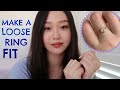 How to Wear a Slightly Loose Ring WITHOUT Resizing