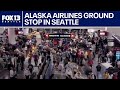 Hundreds of flights cancelled after Alaska Airlines ground stop | FOX 13 Seattle
