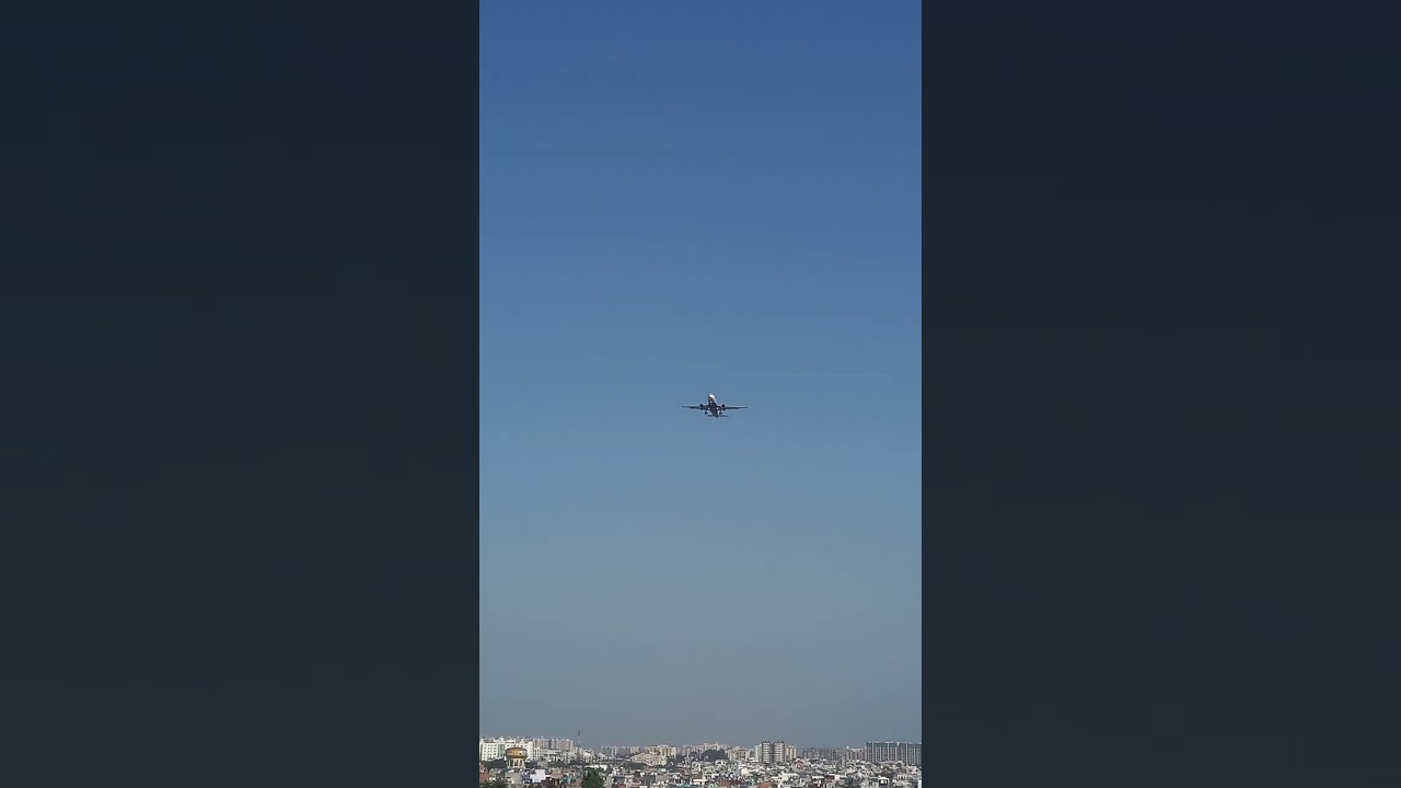 Flight in the clear sky 