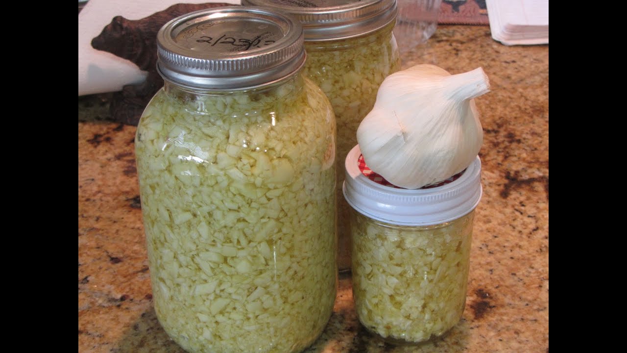 Preserving Minced Garlic Inspired - YouTube