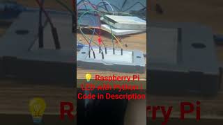 Raspberry Pi LED ON/OFF using Python #RaspberryPi #Python #GPIO #IoT #Shorts #Tech #code #AmanAILab