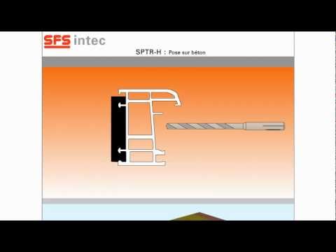 Vis réglable SPTR-H pour fixation directe dans le béton