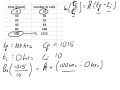 Determine growth constant and doubling time of an exponential growth