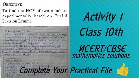 Maths Lab Activity 1 Class 10// Maths Practical// Class 10 Maths Activity Solution// CBSE board