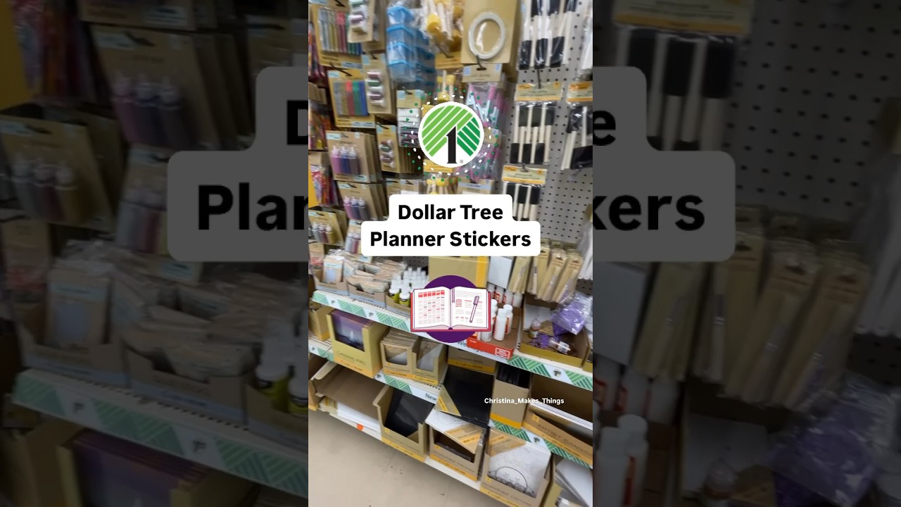 You NEED These DOLLAR TREE Planner Stickers 