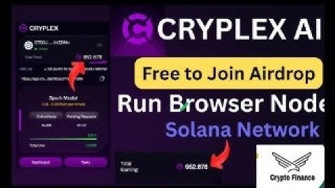 Cryplex Ai Airdrop | Run Browser Node & Earn $CPX Tokens | Solana Airdrop | New Depin Project