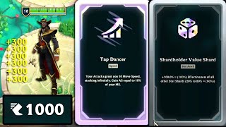 SECRET PRISMATIC SHARD TWISTED FATE GAINS $$$ AND BECOMES FASTEST WITH TAP DANCER! | League Arena