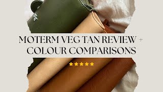 MOTERM HOBONICHI WEEKS VEG TAN COVER REVIEW ft. 4 different colours and brand comparisons