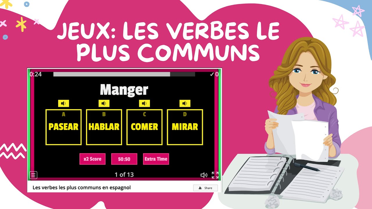Verbes Les Plus Utilises En Espagnol