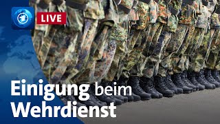 Neuer Wehrdienst: Union und SPD stellen Eckpunkte vor