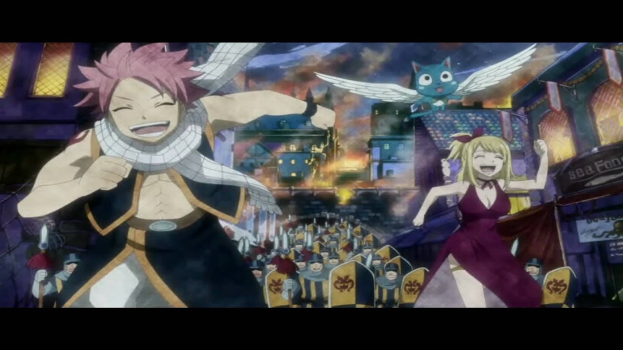 Fairy Tail Action AMV/Nine Inch Nails-We're In This Together