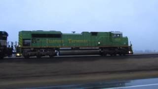 1/15/17 - Pacing NS 1072 Illinois Terminal Heritage Unit leading NS 223