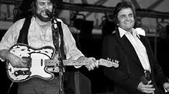 I'm Moving On by Waylon Jennings and Johnny Cash from Cash's album Out Among The Stars. 