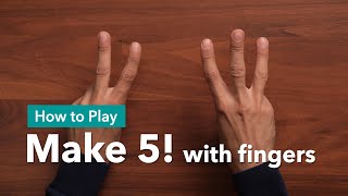 Make 5! with Fingers | Learn preschool addition and number composition!