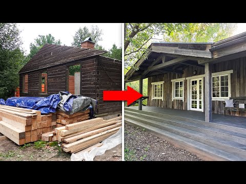 Видео: Реконструкция СТАРОГО дома в деревне! Все соседи завидуют!