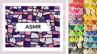 Purple Coloring ASMR Relaxing Marker Sounds for Stress Relief Bedtime Sleep Sounds